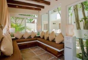 Lobby sitting area