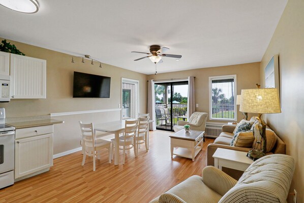 Open Floor Plan - Bright and newly renovated oceanfront unit with easy access to your balcony!
