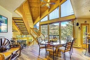 Dining Area | Floor-to-Ceiling Windows