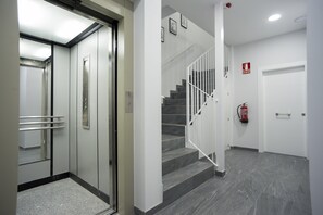 Interior entrance