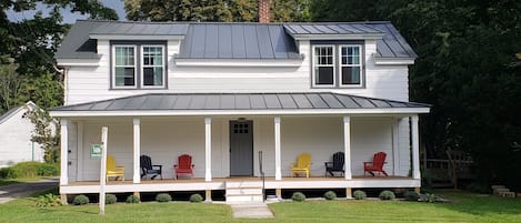 View of your home from the street/ relax on the porch/enjoy the Mountain View 