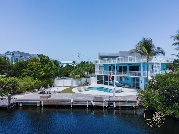 Backyard, Pool and Dock