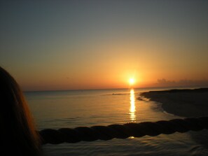Sunrise from the beach right outside your door