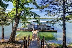 Easy access to the boat dock.