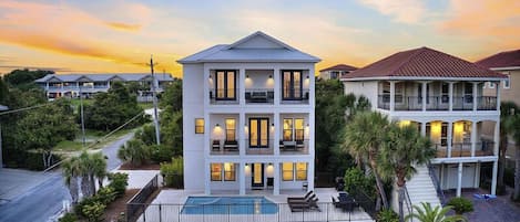 Just Beachy - Event Friendly Vacation Rental House Near Beach with Elevator, Private Pool & Spa Tub in Miramar Beach, Florida - Five Star Properties Destin/30A