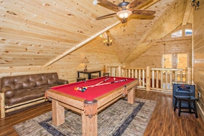 Enjoy a game of pool in our loft or play some pacman or checkers!