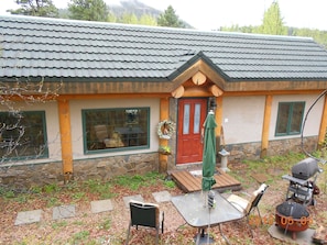 BBQ, Firepit and Table & Chairs. Your totally private area.