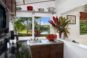 View from Canal Cottage A kitchen