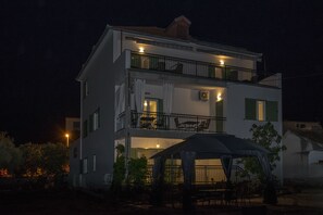 Front of property – evening/night
