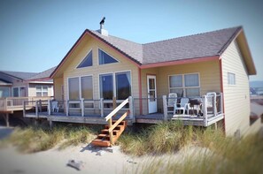 Use the outside decks with wind block to bask in the fresh outdoors.