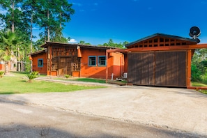 60 FT long covered garage
