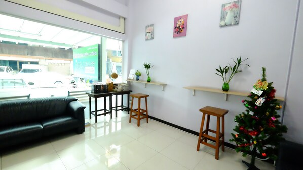 Sala de estar en el lobby