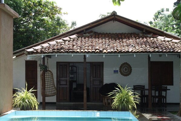 Villa and pool