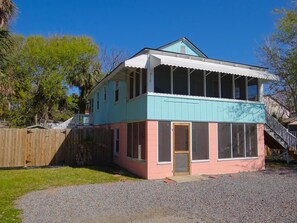 Downstairs Unit with Grill & Back Yard