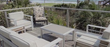 Ocean Side Deck - Open Ocean Views