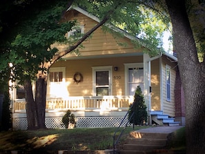 Our bungalow is the middle of three, built by a father for each of 3 daughters.