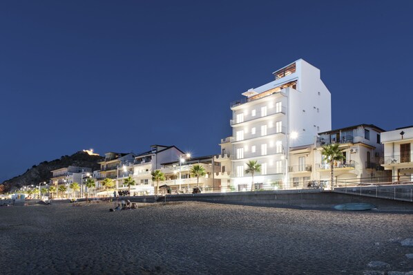 Front of property – evening/night