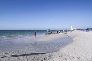 Enjoy 2 private beaches during your stay at Laurel Oaks at Pelican Bay.