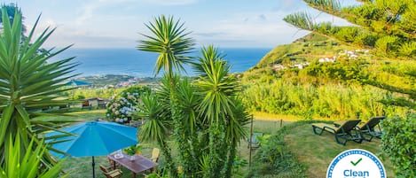 Garden with sea view