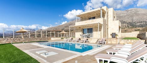 Main facade of the property,Triopetra,Rethymno