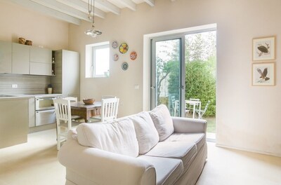 A estrenar apartamento con jardín privado y todas las comodidades, Wi-Fi y aire acondicionado, en el hogar de Salento