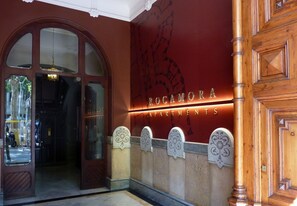 Interior entrance
