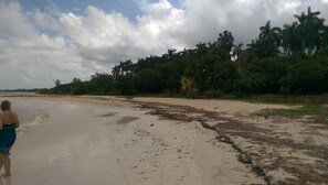 Actual photo of secluded beach only 10 mins hike away.