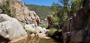East Verde River, 3rd Crossing (under bridge), 1.5 miles from Cabin.
