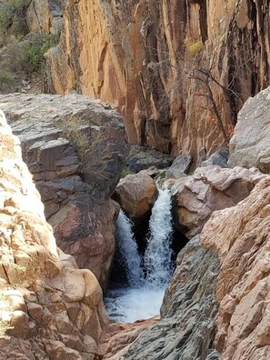 One of numerous falls at Water Wheel (where the East Verde meets Ellison Creek)