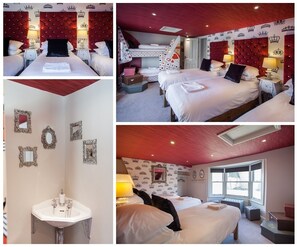 The Queen of Hearts bedroom with Jewelled wallpaper