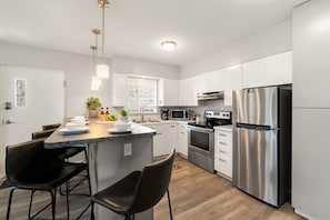 Kitchen with Stainless Steel Appliances