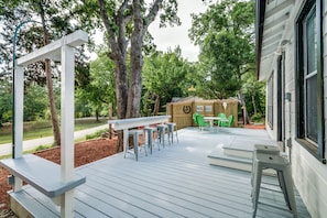 Spend quiet evenings enjoying the outdoor patio.