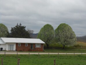 Rental House in front of 40 acres of property to explore