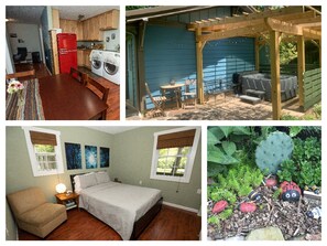 Quiet, Cozy, Private, Stand Alone House with Hot Tub!!!  Kitchen & Garden Space!