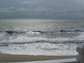 evening view of the ocean from deck
