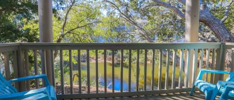 Enjoy your morning coffee or happy hour cocktail from one of our two private balconies.