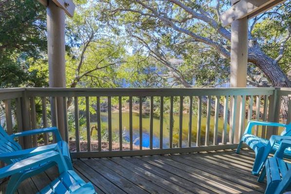 Enjoy your morning coffee or happy hour cocktail from one of our two private balconies.