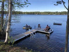 Large Dock and Swim Raft