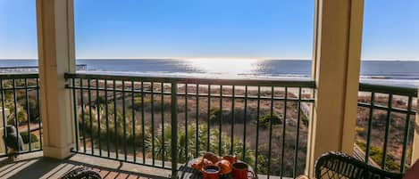 Enjoy your morning coffee or happy hour cocktails from our private balcony.