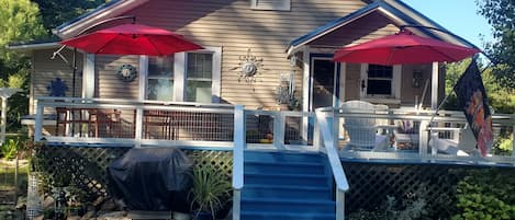 Deck remodeled: 2021 & Dog gates installed 