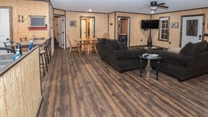 Great Room and Dining Area from Bedroom