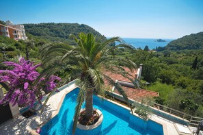 Blick vom Balkon