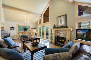 Upper living area