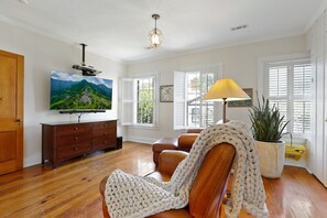 Master bedroom TV and reading room