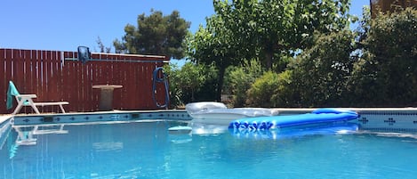 Large sunny private pool