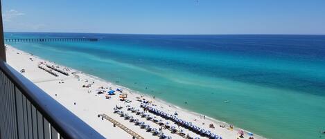 Beach View from the balcony