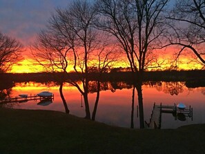 Sunsets 😊 from our backyard