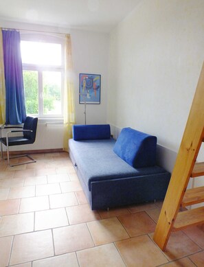 Schlafbereich mit Schlafsofa