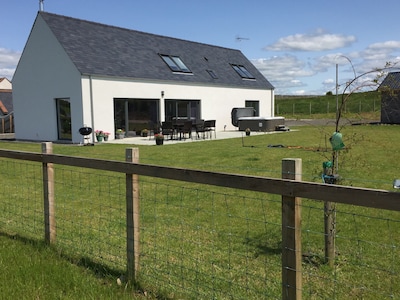 A modern house designed by award winning architects Hebridean Homes.