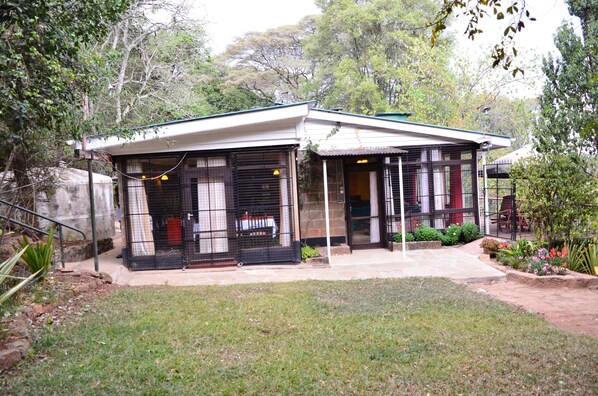 Front view of the house